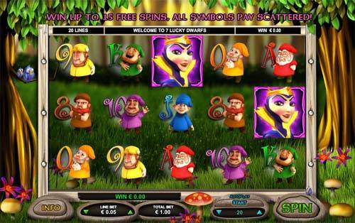 7 Lucky Dwarfs screenshot