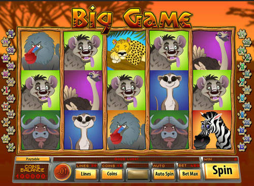 Big Game slot free play demo