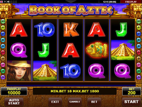 Book of Aztec screenshot