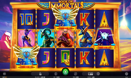 Book of Immortals game is not yet available for fun play. Book of Immortals game is not yet available for fun play.