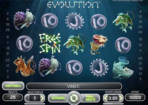 Evolution screenshot