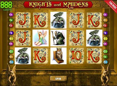 Knights and Maidens slot free play demo