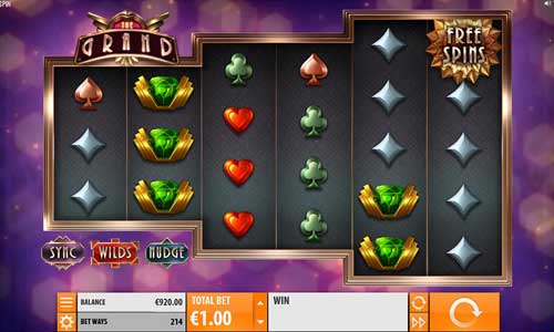 The Grand game is not yet available for fun play. The Grand game is not yet available for fun play.
