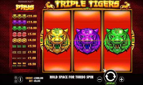 Triple Tigers screenshot