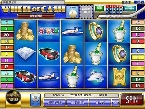 Free slots wheel of cash