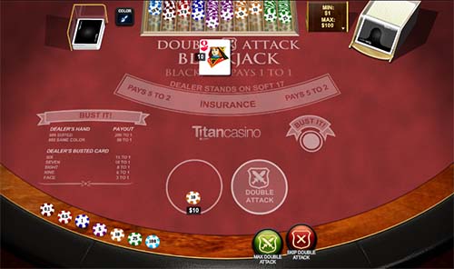 Double Attack Blackjack screenshot
